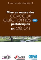 carnet de chantier mise en oeuvre caveaux autonomes nf beton 1